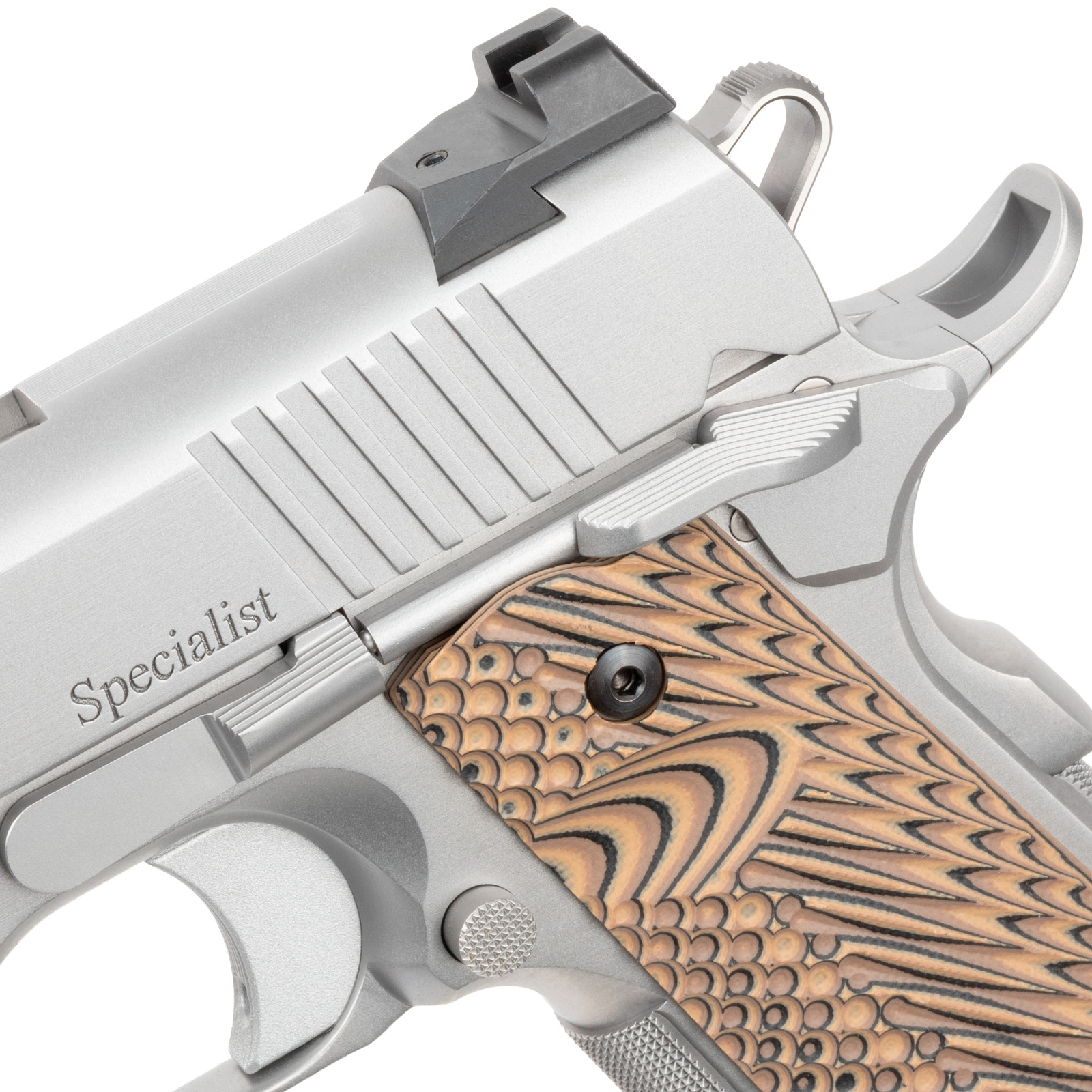 Dan Wesson Specialist Stainless .45 ACP - Studio Detail 6